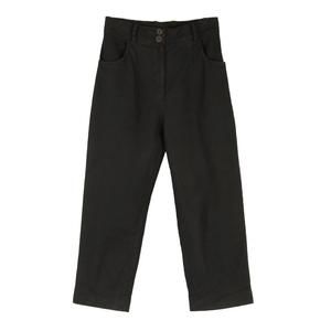 NEW AEQUAMENTE women's relaxed trousers in black
